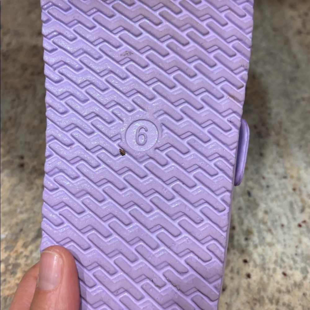 Womans Purple Sandals - Picture 8 of 11